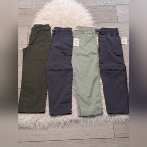 4 Brand New George Boy Pants Set - Green, Navy Blue and Gray